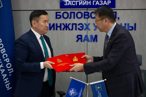 “Мэргэжлийн боловсрол, сургалтын хосмог тогтолцоог бий болгоход хамтран ажиллах” санамж бичгийг үзэглэлээ